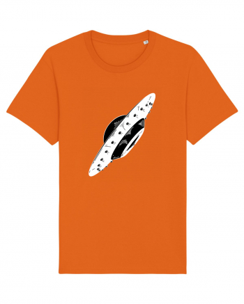  Retro UFO Bright Orange