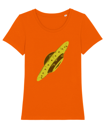  Retro UFO Bright Orange