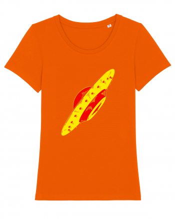  Retro UFO Bright Orange