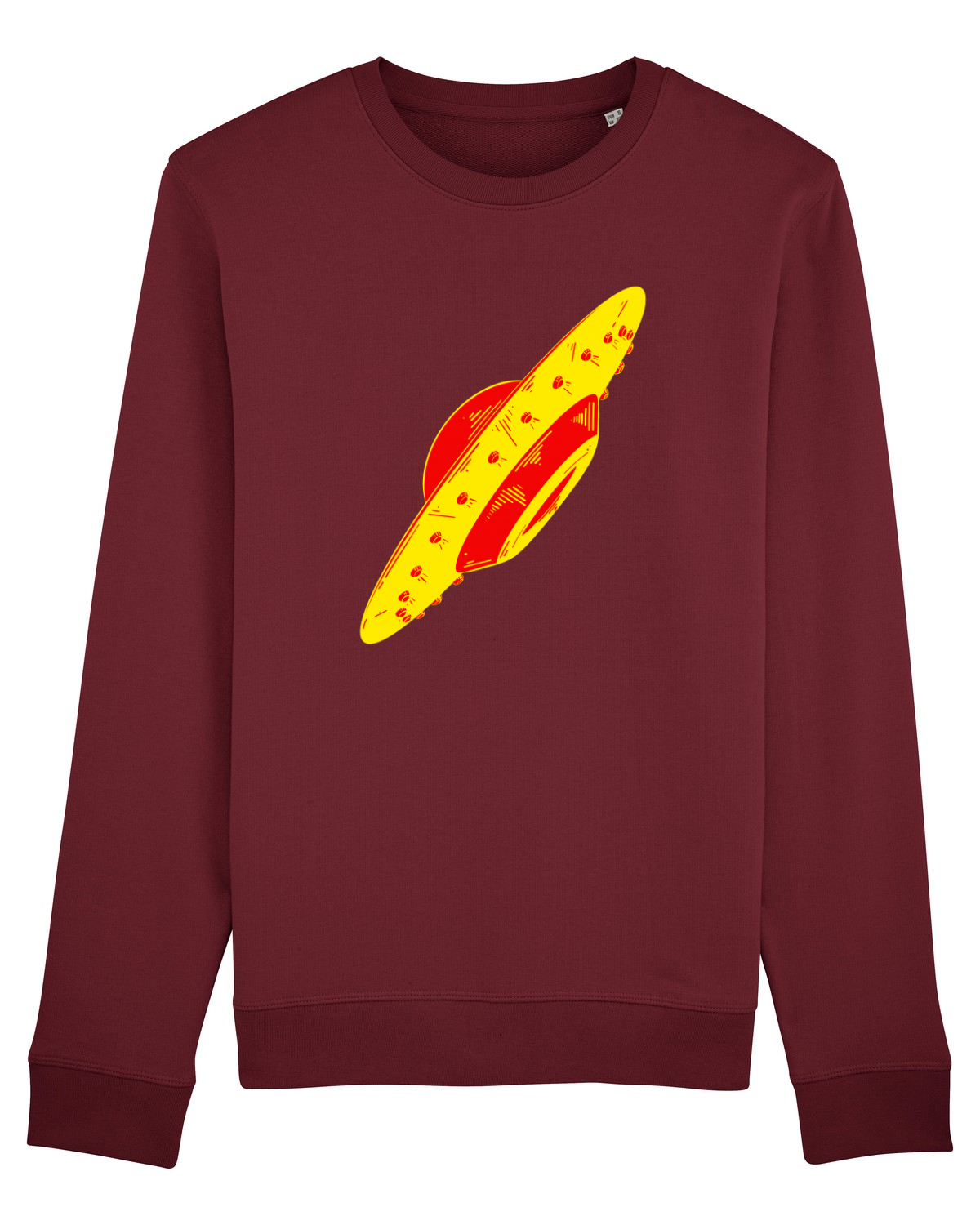 Bluză mânecă lungă Unisex Rise Burgundy