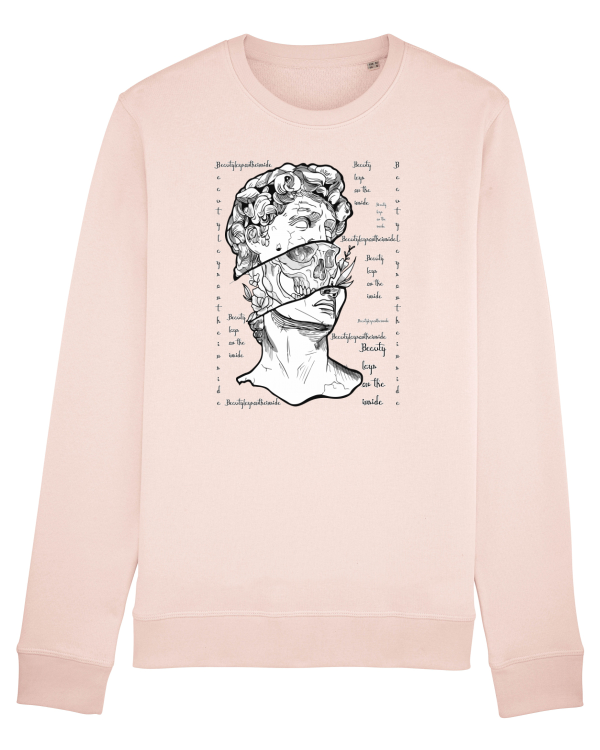 Bluză mânecă lungă Unisex Rise Candy Pink