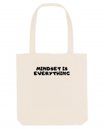 Mindset is everything Sacoșă textilă