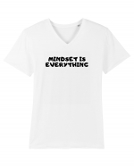 Mindset is everything Tricou mânecă scurtă guler V Bărbat Presenter