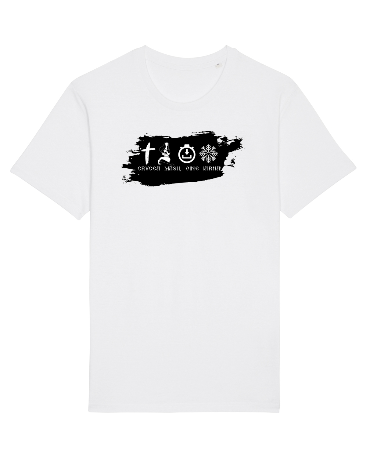 Tricou mânecă scurtă Unisex Rocker White