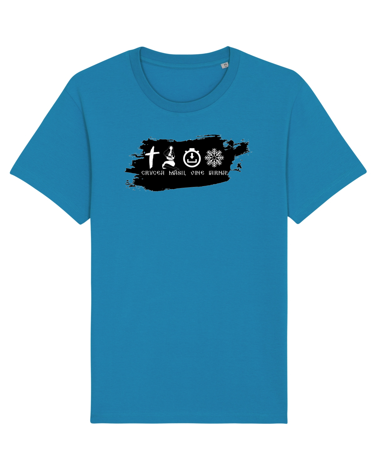 Tricou mânecă scurtă Unisex Rocker Azur
