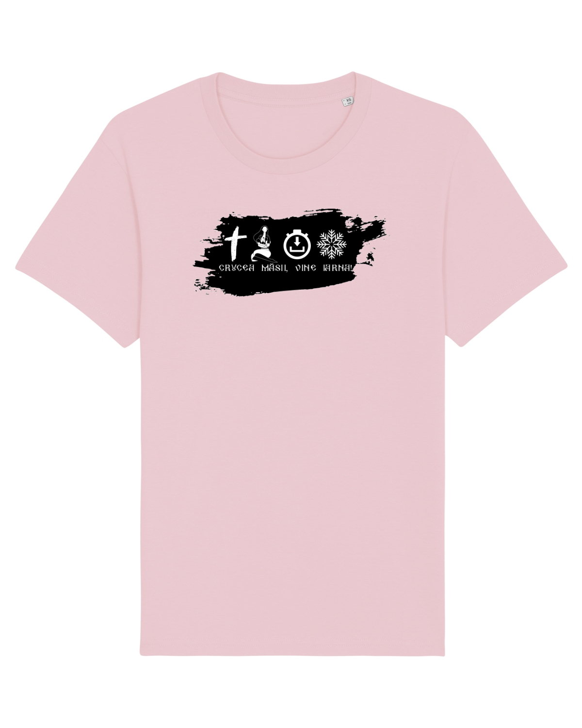Tricou mânecă scurtă Unisex Rocker Cotton Pink