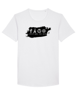 Crucea ma-sii vine iarna Tricou mânecă scurtă guler larg Bărbat Skater