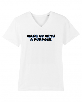 Wake up with a purpose White