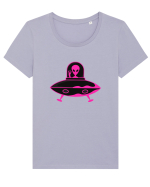 Alien And UFO Tricou mânecă scurtă guler larg fitted Damă Expresser