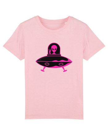 Alien And UFO Cotton Pink