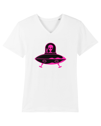Alien And UFO White