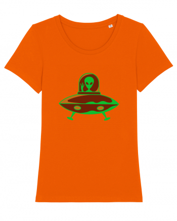  Retro UFO Bright Orange