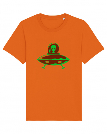  Retro UFO Bright Orange