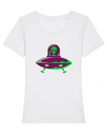  Retro UFO White