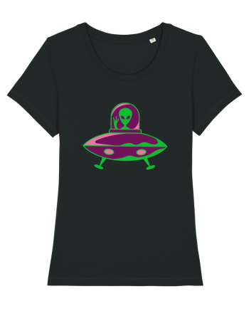  Retro UFO Black