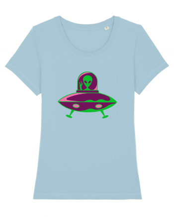  Retro UFO Sky Blue