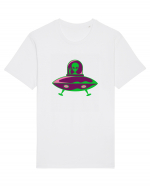  Retro UFO Tricou mânecă scurtă Unisex Rocker