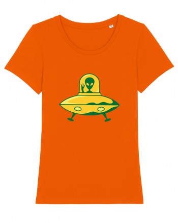  Retro UFO Bright Orange