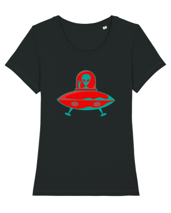  Retro UFO Black