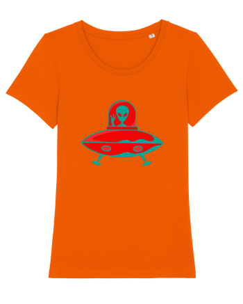  Retro UFO Bright Orange