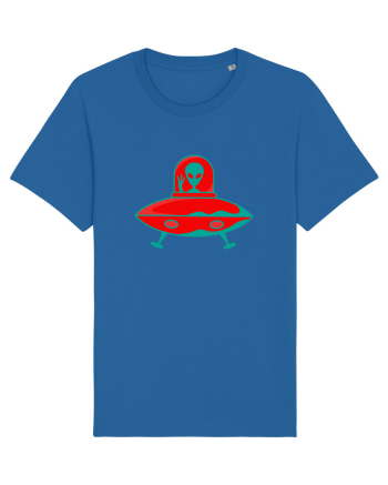  Retro UFO Royal Blue