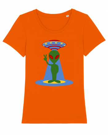  Retro UFO Bright Orange