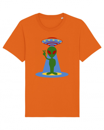  Retro UFO Bright Orange