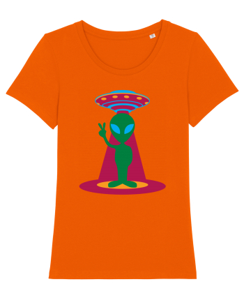  Retro UFO Bright Orange
