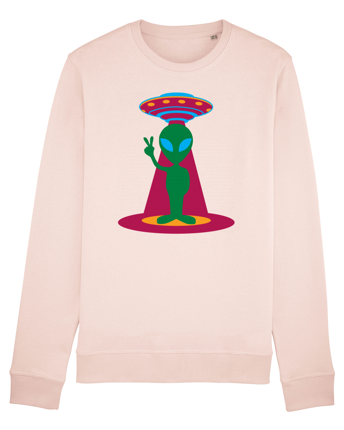 Bluză mânecă lungă Unisex Rise Candy Pink