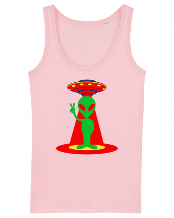 Alien and UFO Cotton Pink