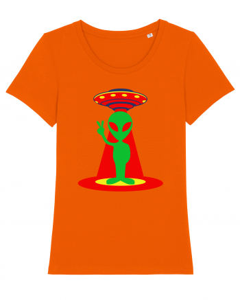 Alien and UFO Bright Orange