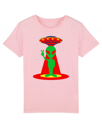 Alien and UFO Cotton Pink