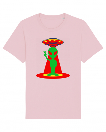 Alien and UFO Cotton Pink