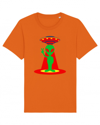 Alien and UFO Bright Orange