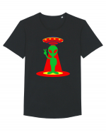 Alien and UFO Tricou mânecă scurtă guler larg Bărbat Skater