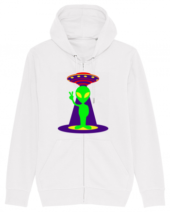 Alien And UFO White