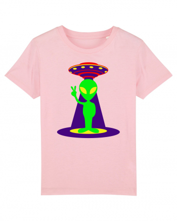 Alien And UFO Cotton Pink