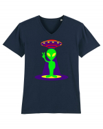 Alien And UFO Tricou mânecă scurtă guler V Bărbat Presenter