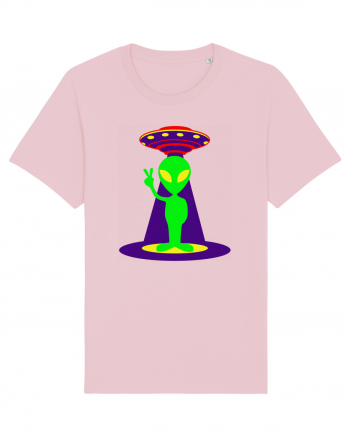 Alien And UFO Cotton Pink