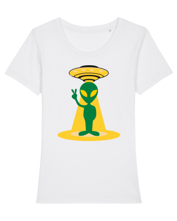 Alien And UFO White