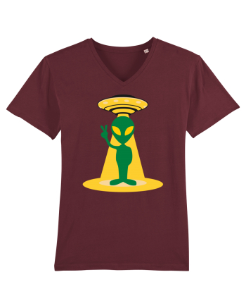 Alien And UFO Burgundy