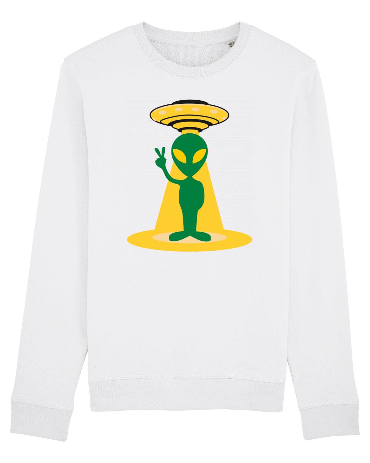 Bluză mânecă lungă Unisex Rise White