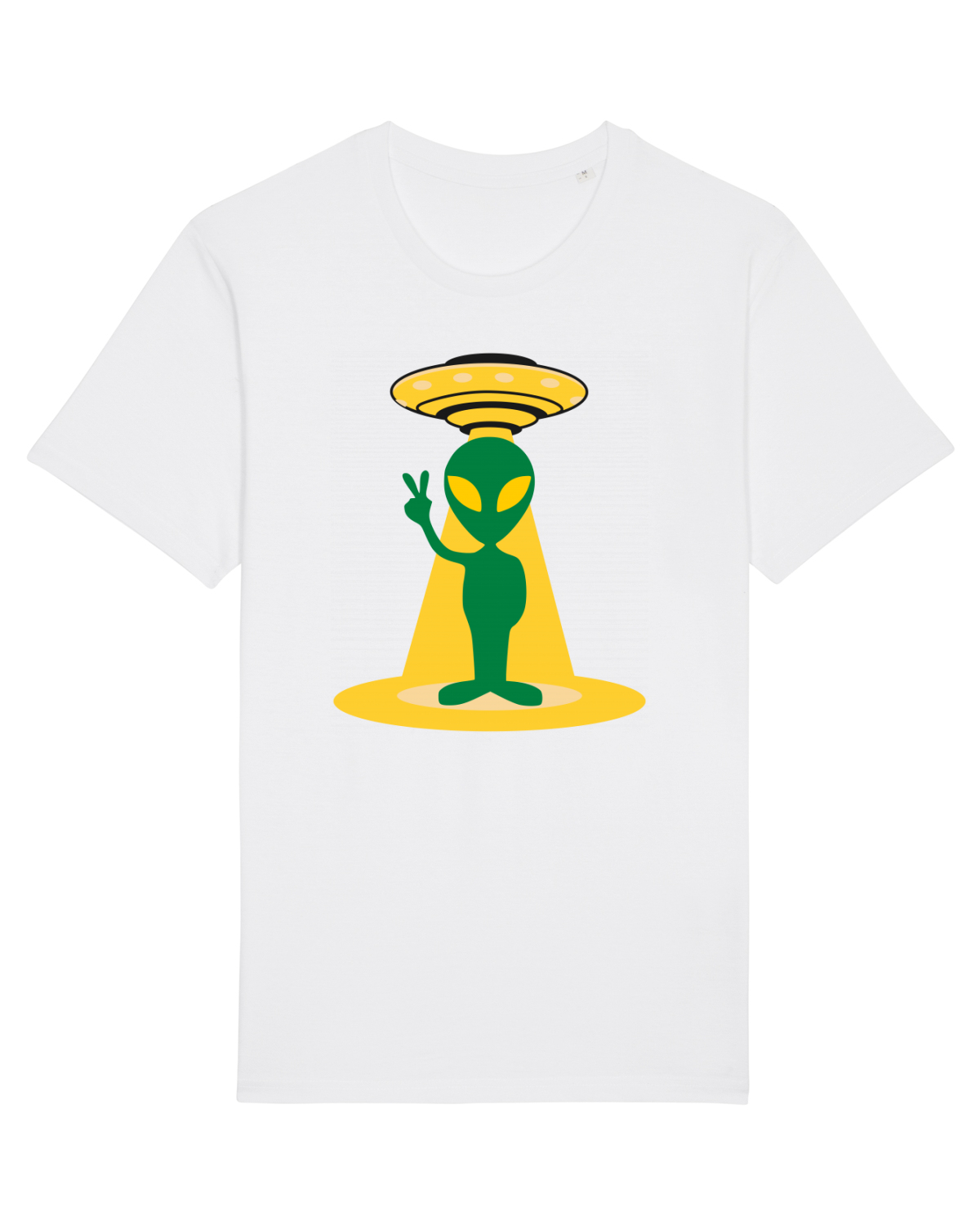 Tricou mânecă scurtă Unisex Rocker White