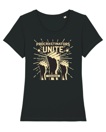 Procrastinators Unite Tomorrow Black