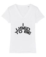 I used to be Tricou mânecă scurtă guler V Damă Evoker