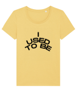 I used to be Tricou mânecă scurtă guler larg fitted Damă Expresser