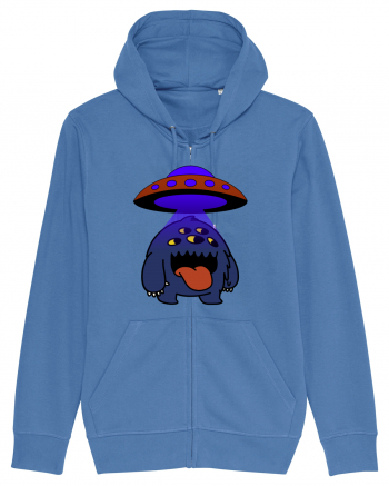 Funny Alien Bright Blue