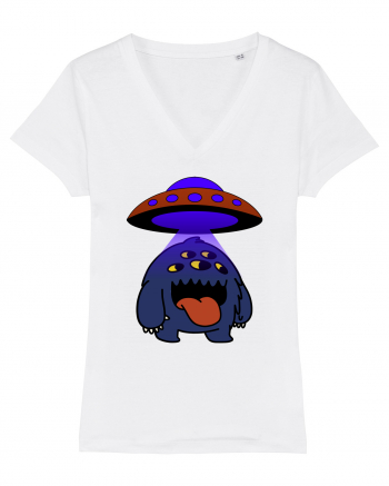 Funny Alien White