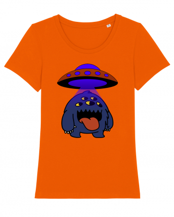 Funny Alien Bright Orange