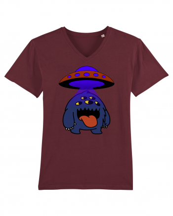 Funny Alien Burgundy